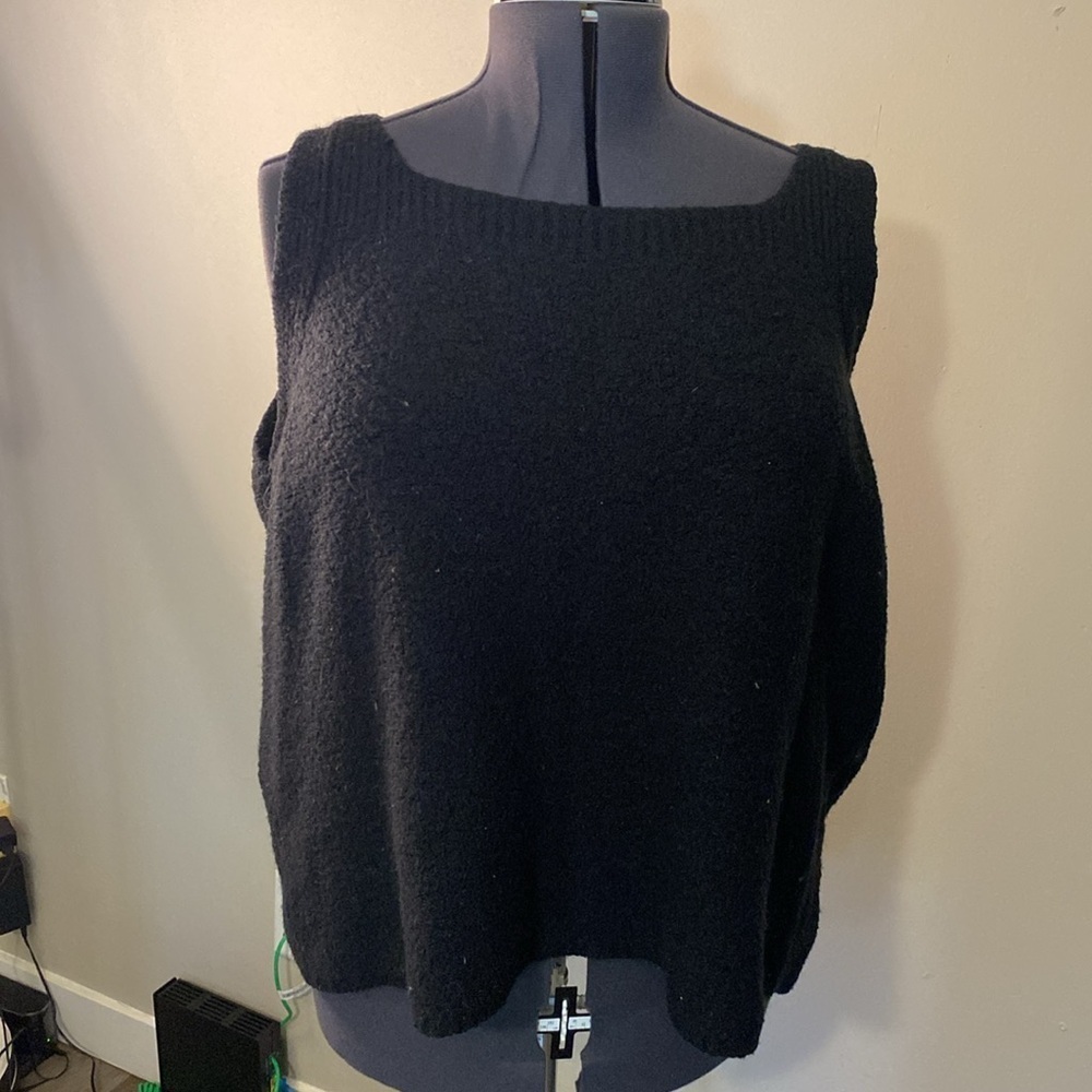 Penmans Plus Women’s Black Sleeveless Sweater Top (Size 2X)